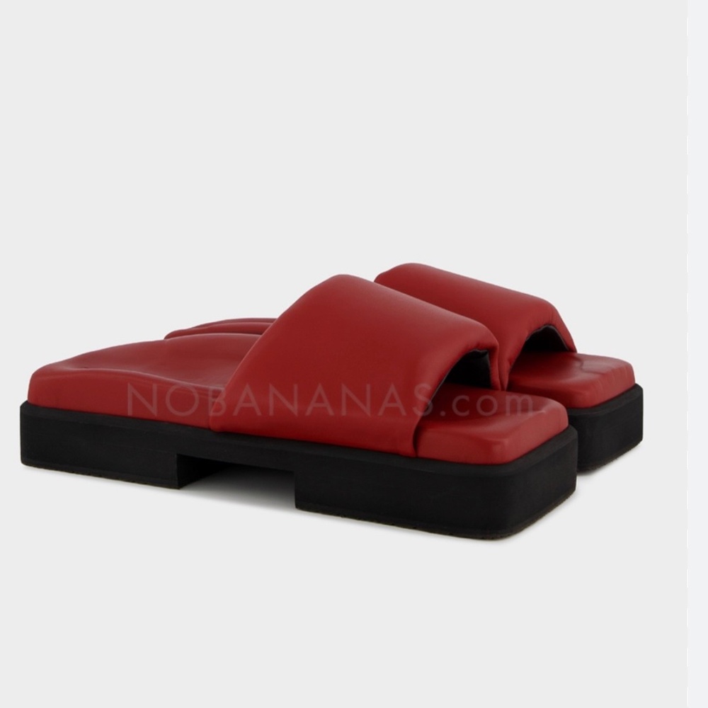 SINOBI MONO DOUBLE RED SLIDES NEW size 41 (11)